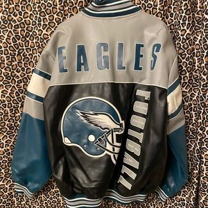 Philadelphia Eagles Men’s Leather Jacket